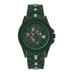 Full Diamond Glow Quartz Watch