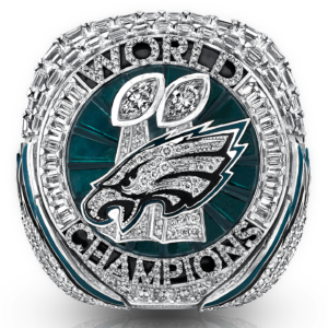 Newest 2025 Philadelphia Eagles Super Bowl LIX Replica Rings with Pop-Out Wings