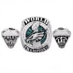 Personalized 2017 Philadelphia Eagles Super Bowl Championship Ring - Custom Name & Number - Sports Fan Memories Collectible