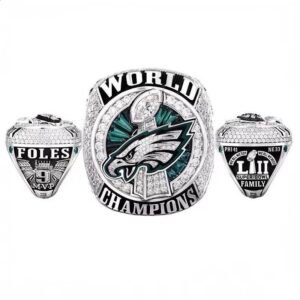 Personalized 2017 Philadelphia Eagles Super Bowl Championship Ring - Custom Name & Number - Sports Fan Memories Collectible