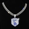 Los Angeles Baseball Necklace