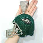 Custom Team Logo Helmet Necklace